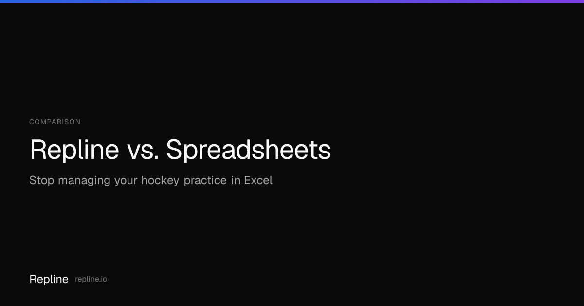 Repline vs. Spreadsheets for Hockey Agents
